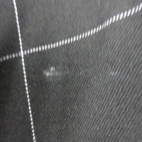 Maje Women's Cold Shoulder Button Down Midi Dress 7 Black Layered Preppy 528 - Picture 9 of 12